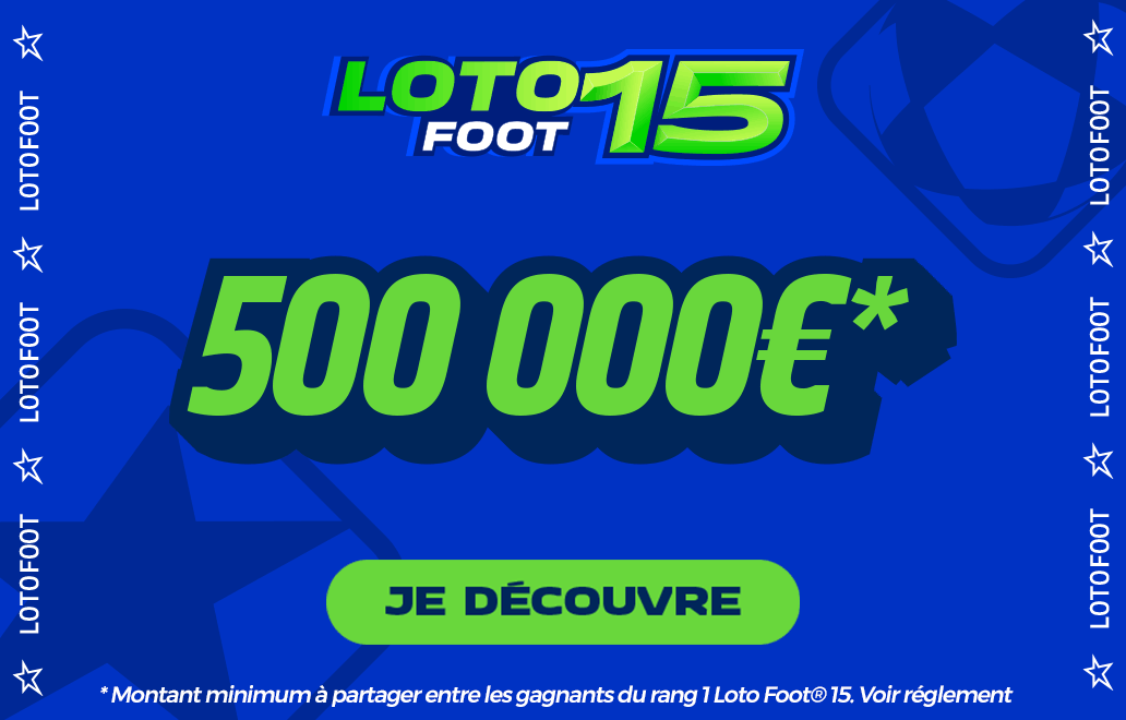 LotoFoot15, 500 000€ à gagner