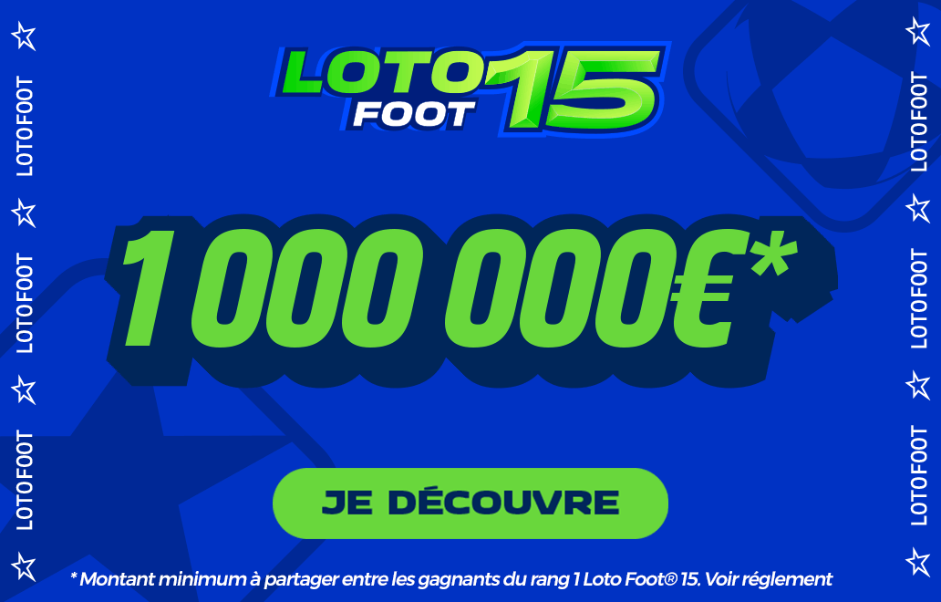 LotoFoot15, 1 000 000€ à gagner