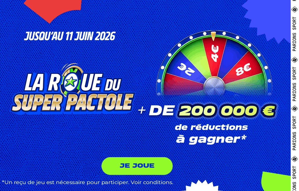 LA ROUE DU SUPER PACTOLE : + DE 200 000€ DE RÉDUCTIONS À GAGNER